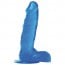 Gelové dildo Toyz4Lovers Real Rapture 7.5″ modré