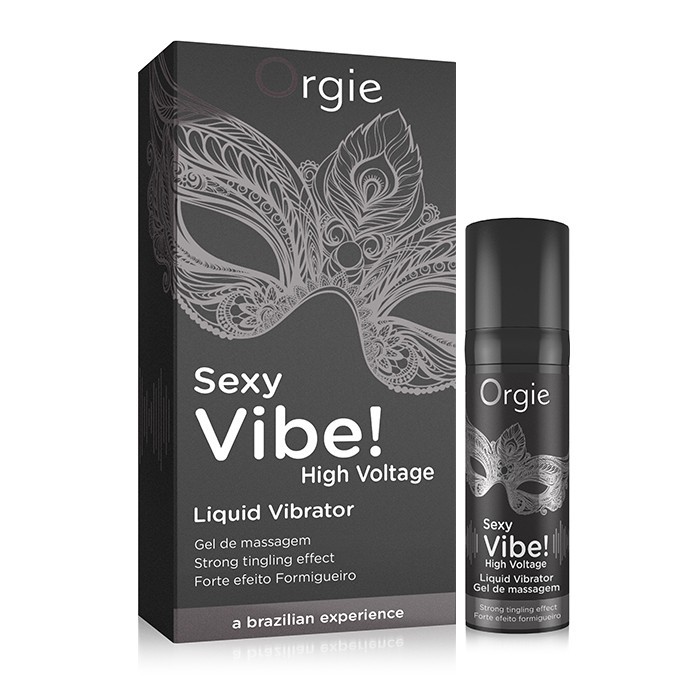 Orgie Sexy Vibe! High Voltage Liquid Vibrator 15 ml, stimulačný gél s extra silným vibračným efektom