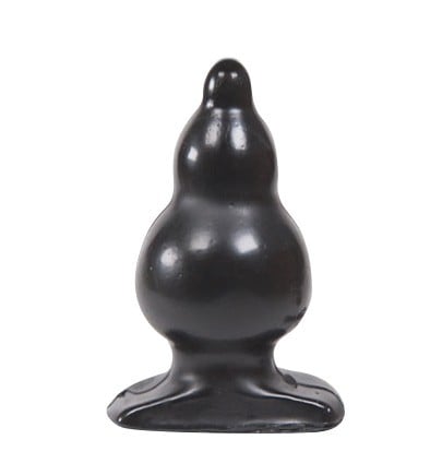 Análny kolík Plug & Joy Triple čierny, análny kolík 13 x 5,8 cm