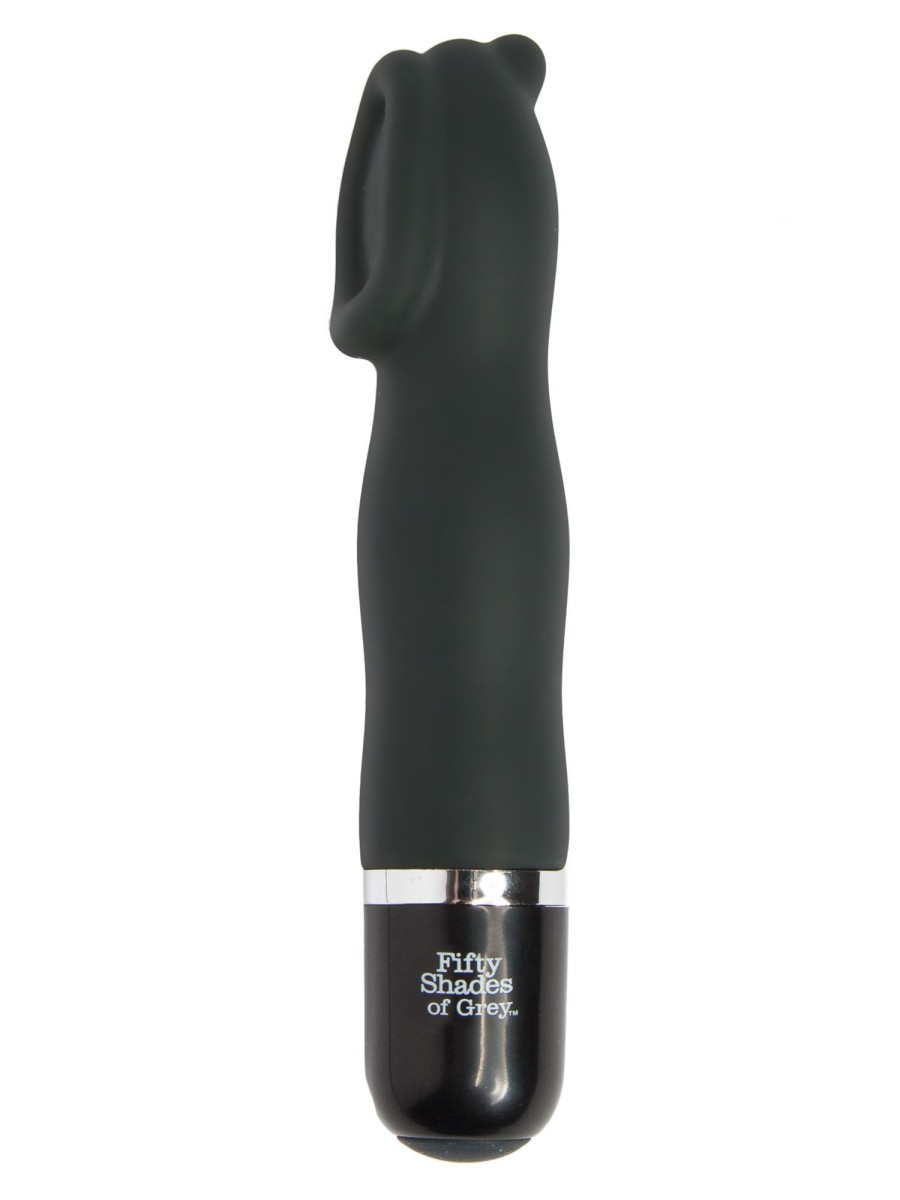Fifty Shades of Grey Sweet Touch, silikonový vibrátor na klitoris 12,5 x 2,5 cm