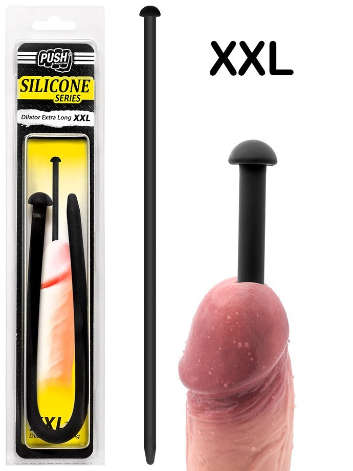 Silikonový dilatátor Push Extra Long XXL