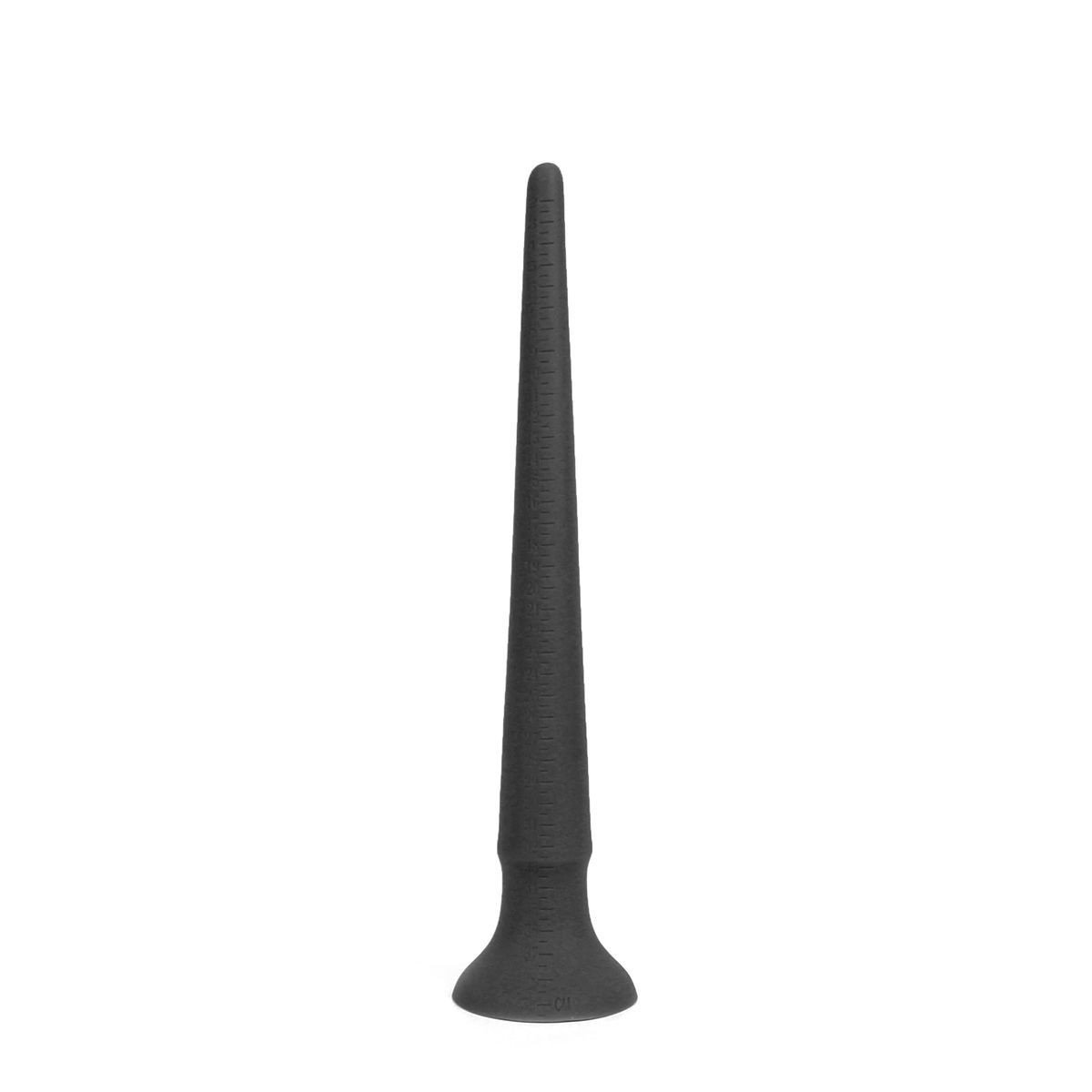 Kiotos COX Black 038 Extra Long 40 cm, silikónové análne dildo 39 x 1,8–4,5 cm