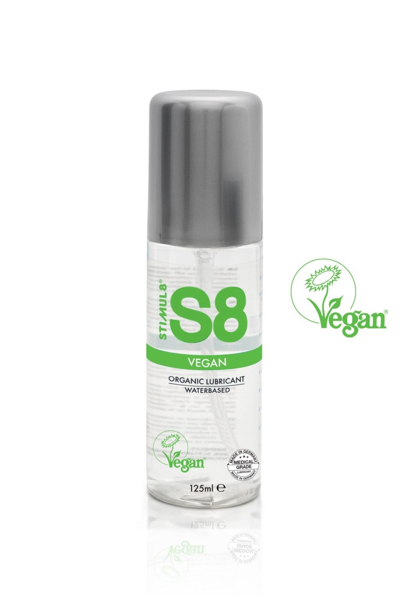 Stimul8 S8 WB Vegan Lube 125 ml, přírodní lubrikant na vodní bázi