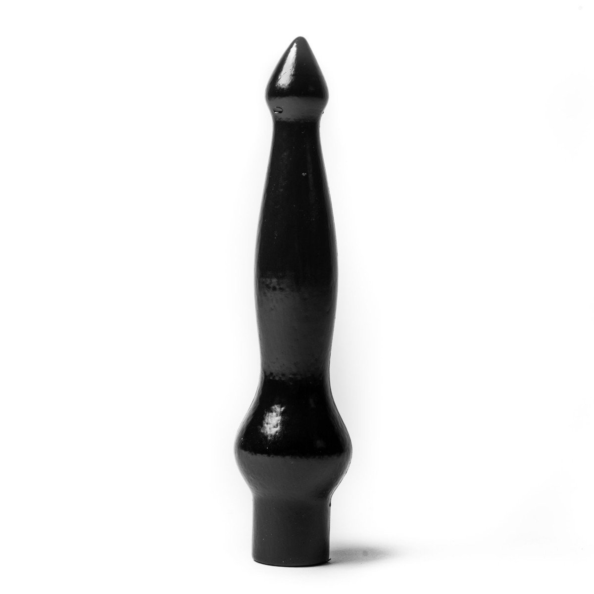 Mister B WAD Wardog Black, černé anální dildo 22,5 x 2,6–3,5 cm