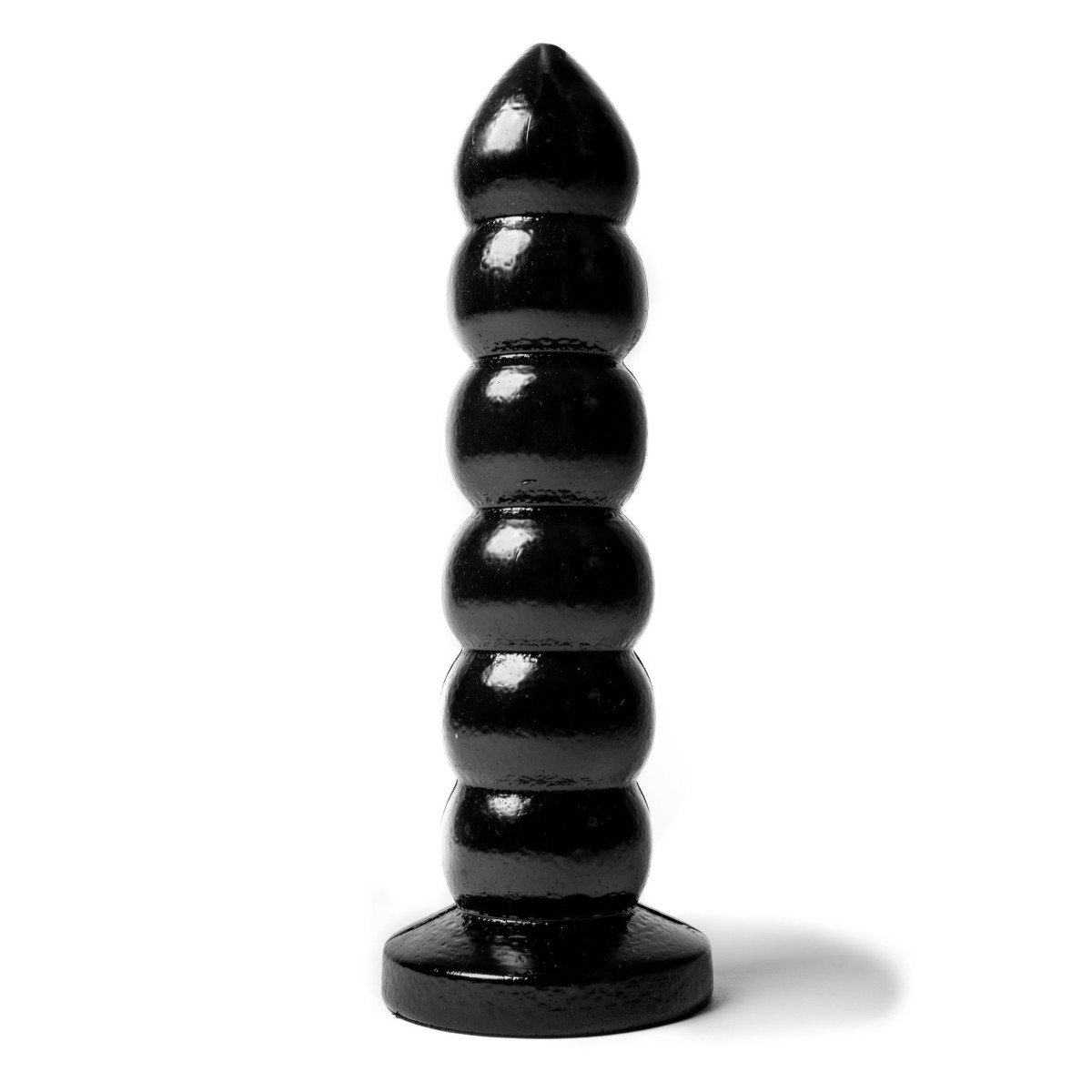 Mister B WAD Beyonder Black, černé anální dildo 31 x 6,2–7 cm