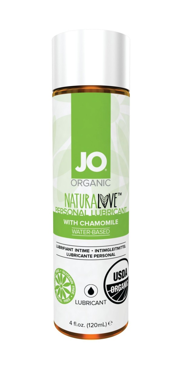 System JO Organic Naturalove Personal Lubricant 120 ml, BIO lubrikant na vodní bázi s heřmánkem