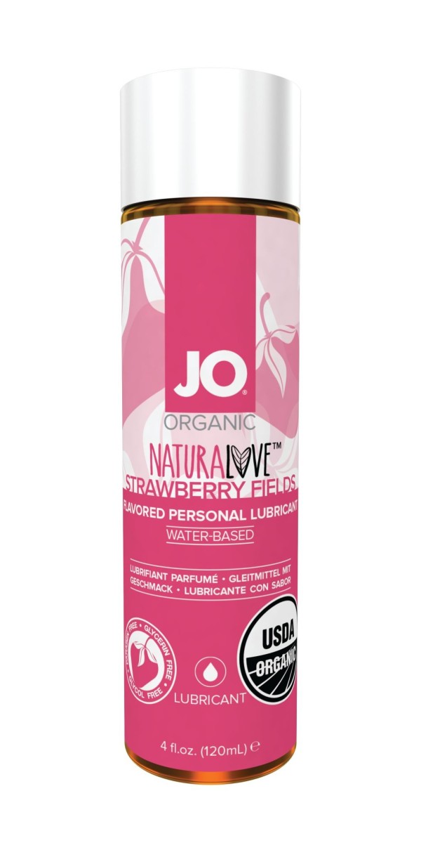 System JO Organic Naturalove Lube Strawberry 120 ml