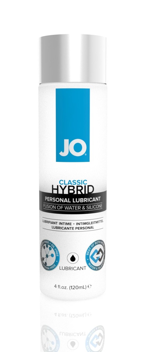 System JO Classic Hybrid 120 ml, lubrikační gel na bázi vody a silikonu