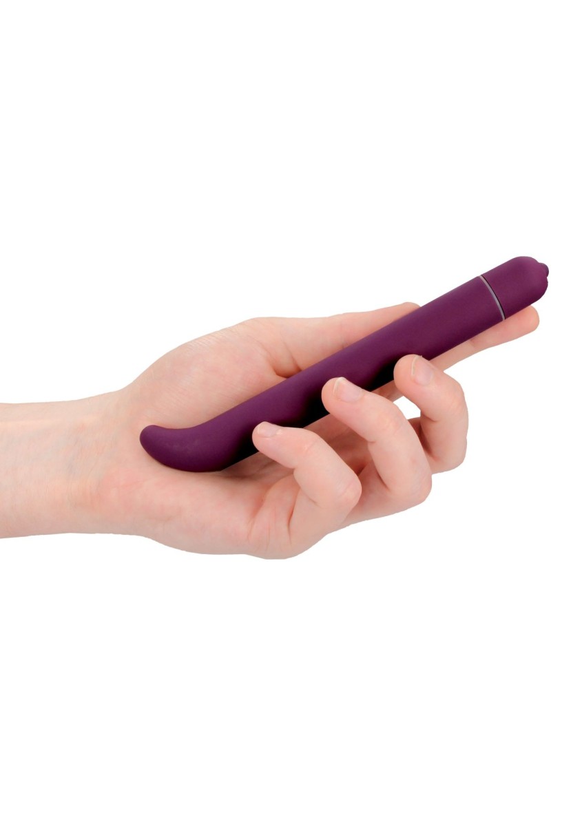 Shots Toys G-Spot Vibrator Purple, stimulátor na bod G 15,8 x 1,8 cm