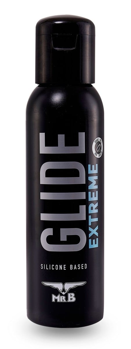 Mister B Glide Extreme 250 ml, silikónový lubrikant s relaxačným účinkom