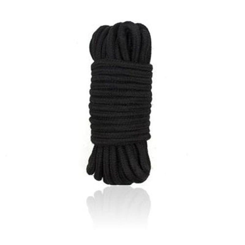 Toyz4Lovers Bondage Rope Black 5 m, bavlnené lano pre bondage