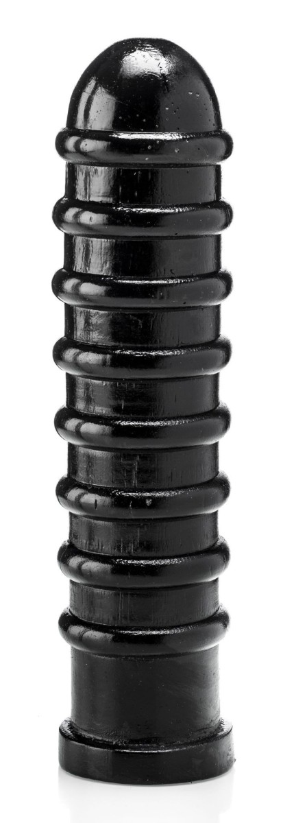 Dodger Army Havoc, čierne vinylové dildo 31,5 x 6,5–7,5 cm
