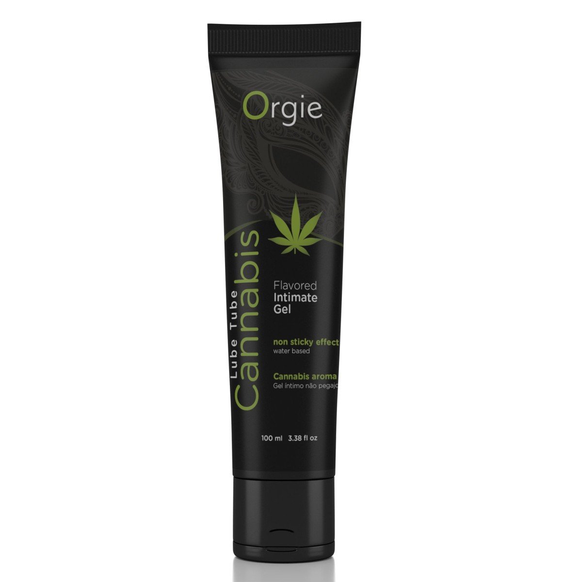 Orgie Lube Tube Cannabis 100 ml, intimní gel na vodní bázi s konopným olejem