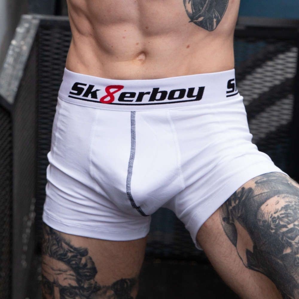 Boxerky Sk8erboy Boxershort biele