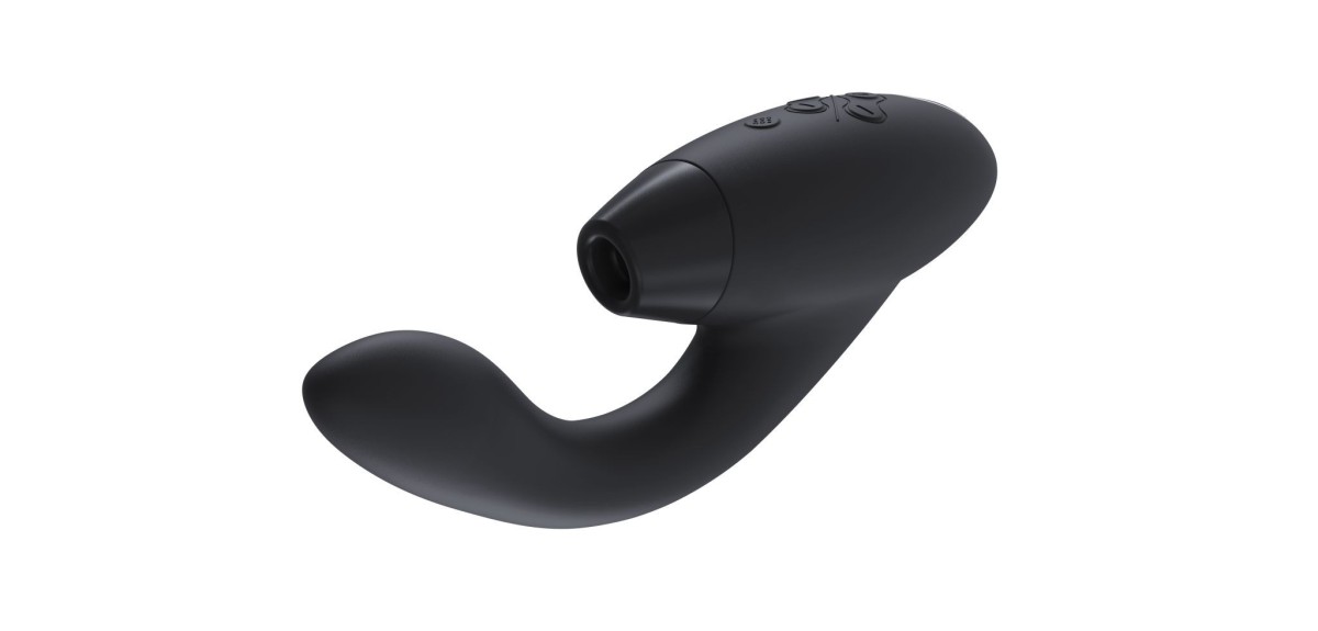 Luxusní vibrátor s podtlakovou stimulací Womanizer Duo Black