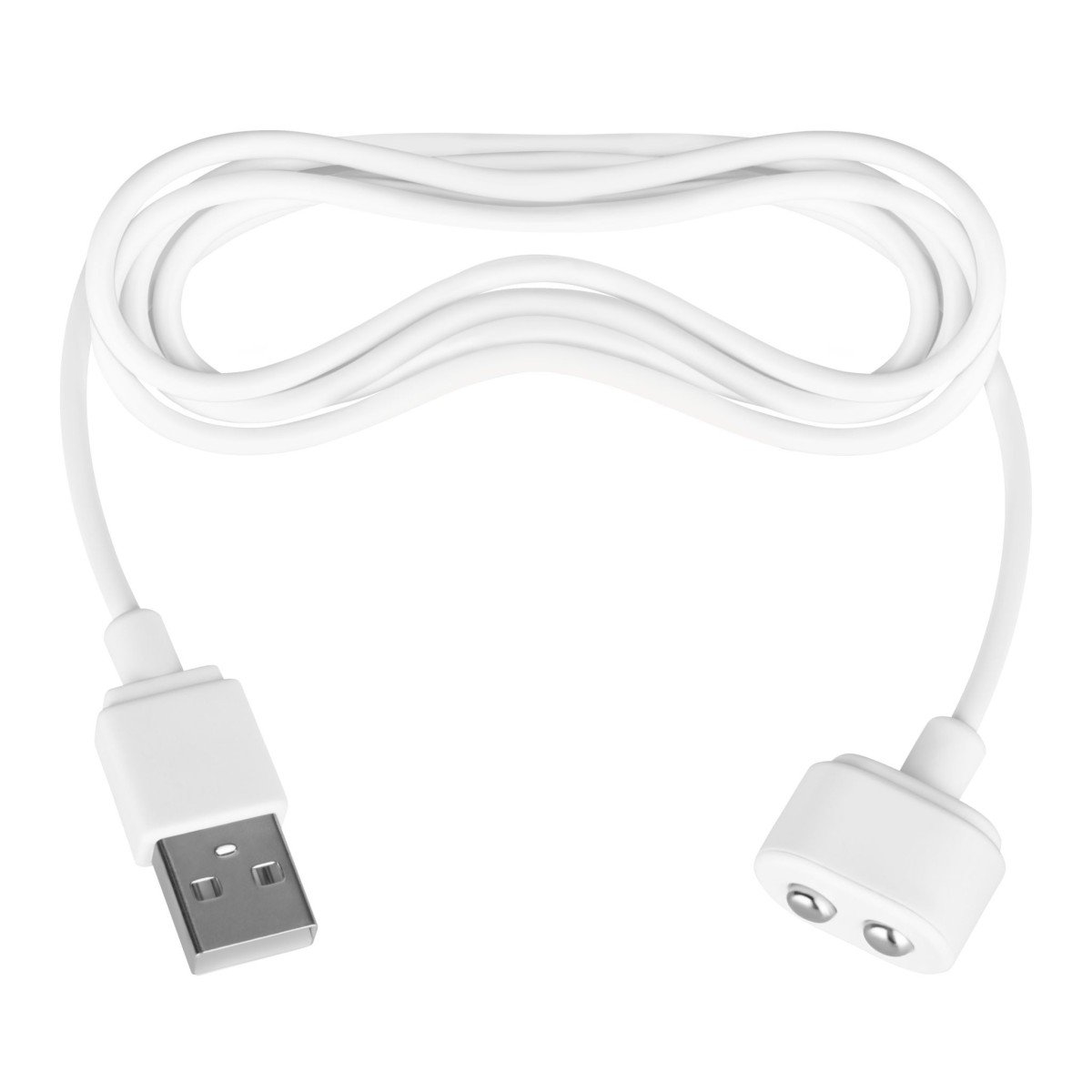 Satisfyer USB Charging Cable White, nabíjací kábel pre hračky Satisfyer