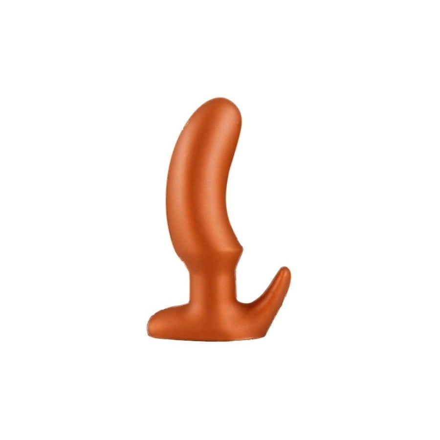 Wolf Sickle Silicone M, silikónový análny kolík 20 x 3,9–5,1 cm