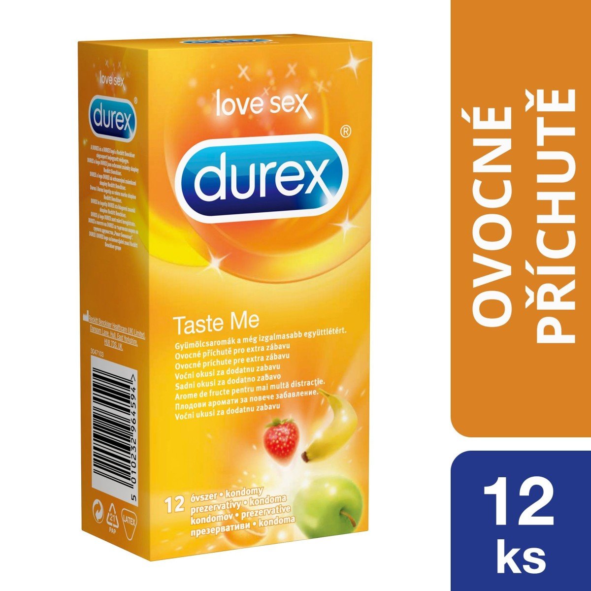 Kondomy Durex Taste Me 12 ks