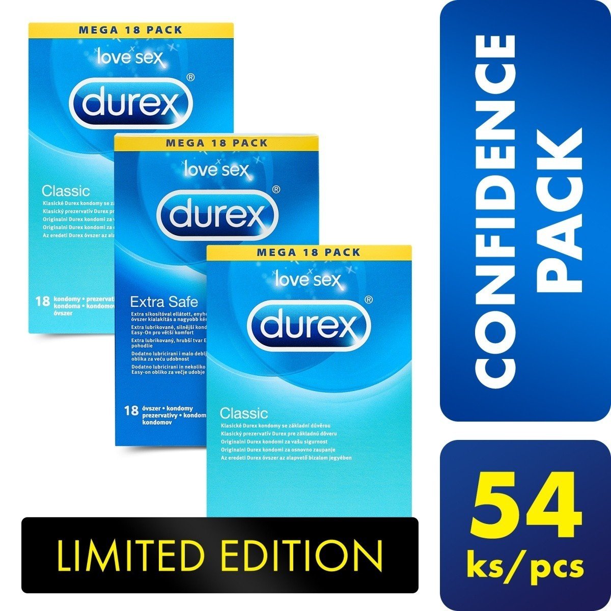 Sada Durex Confidence Pack