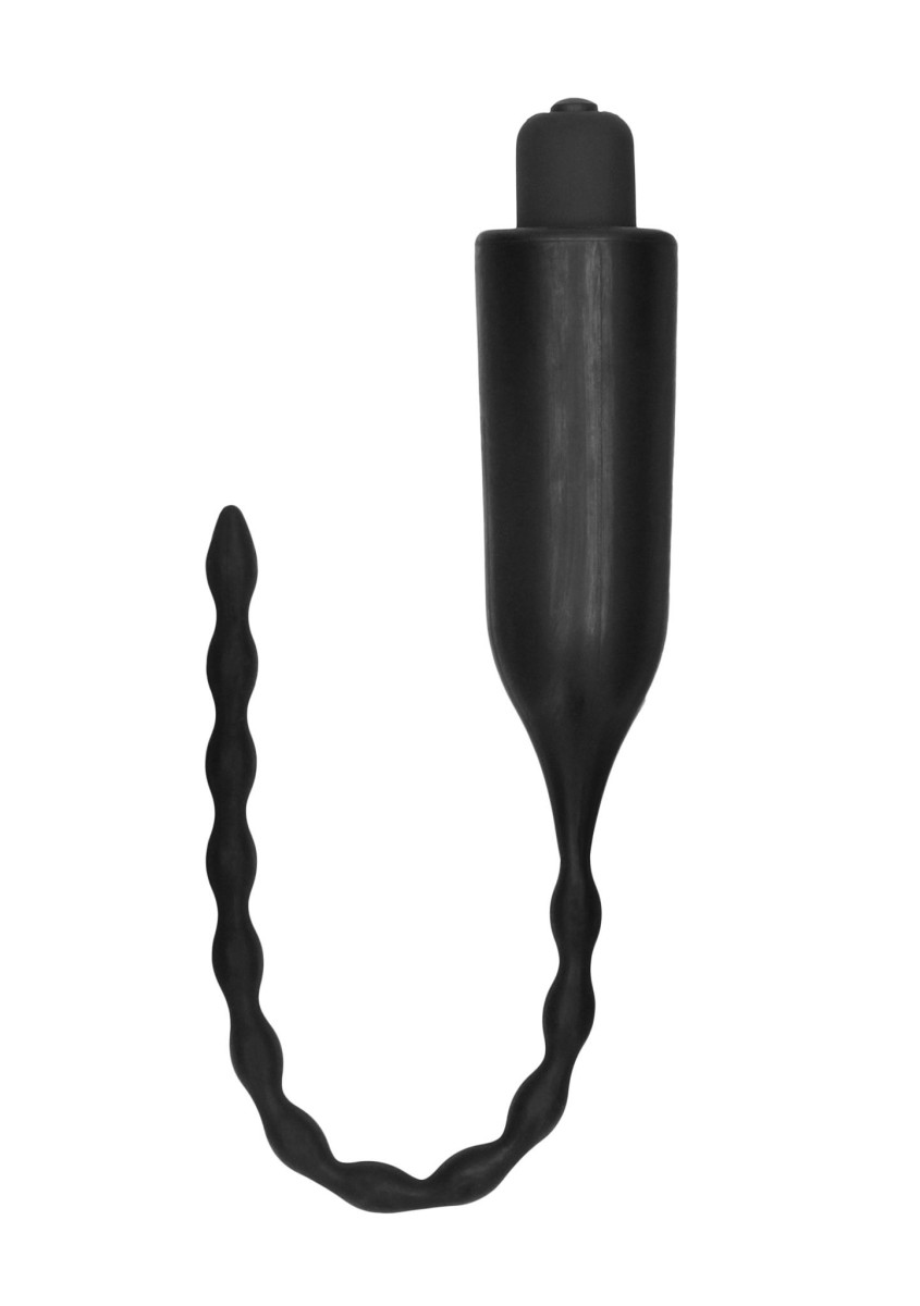 Shots ElectroShock Urethral Sounding Plug, silikonový penis plug s s elektrostimulací 295 x 5–8 mm