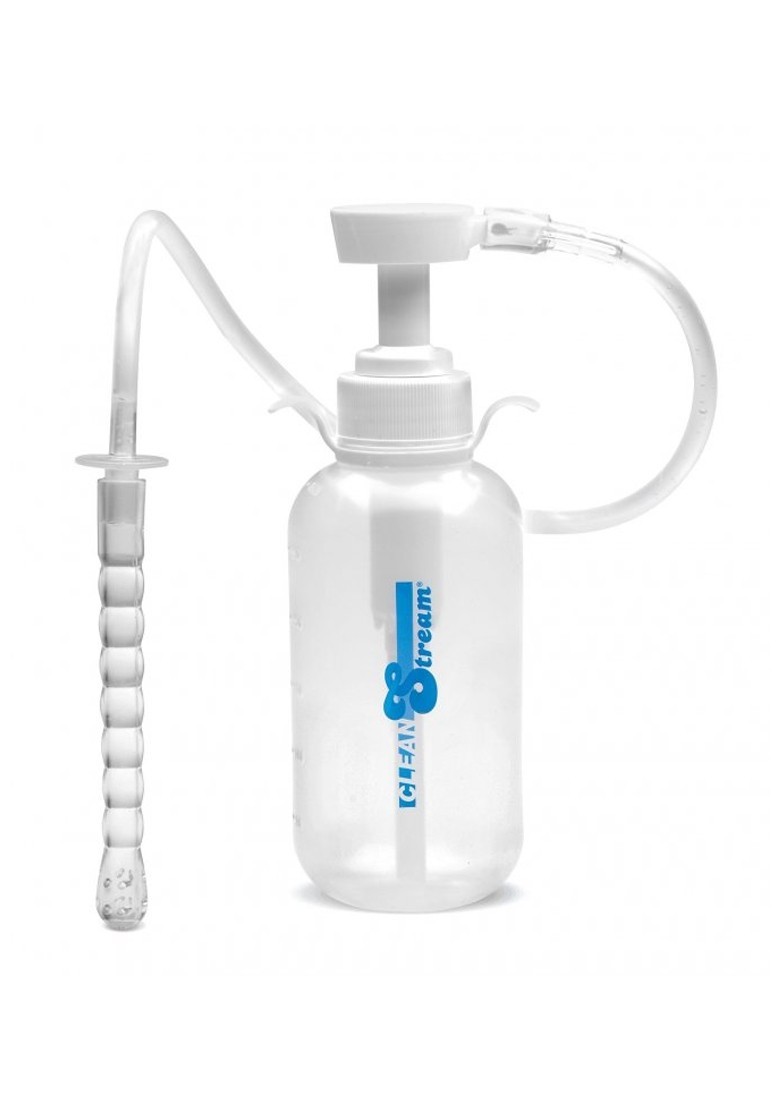 CleanStream Pump Action Enema Bottle with Nozzle