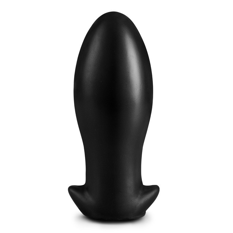 Wolf Pugio Black Silicone XXL, silikonový anální kolík 22 x 5,5–8,5 cm