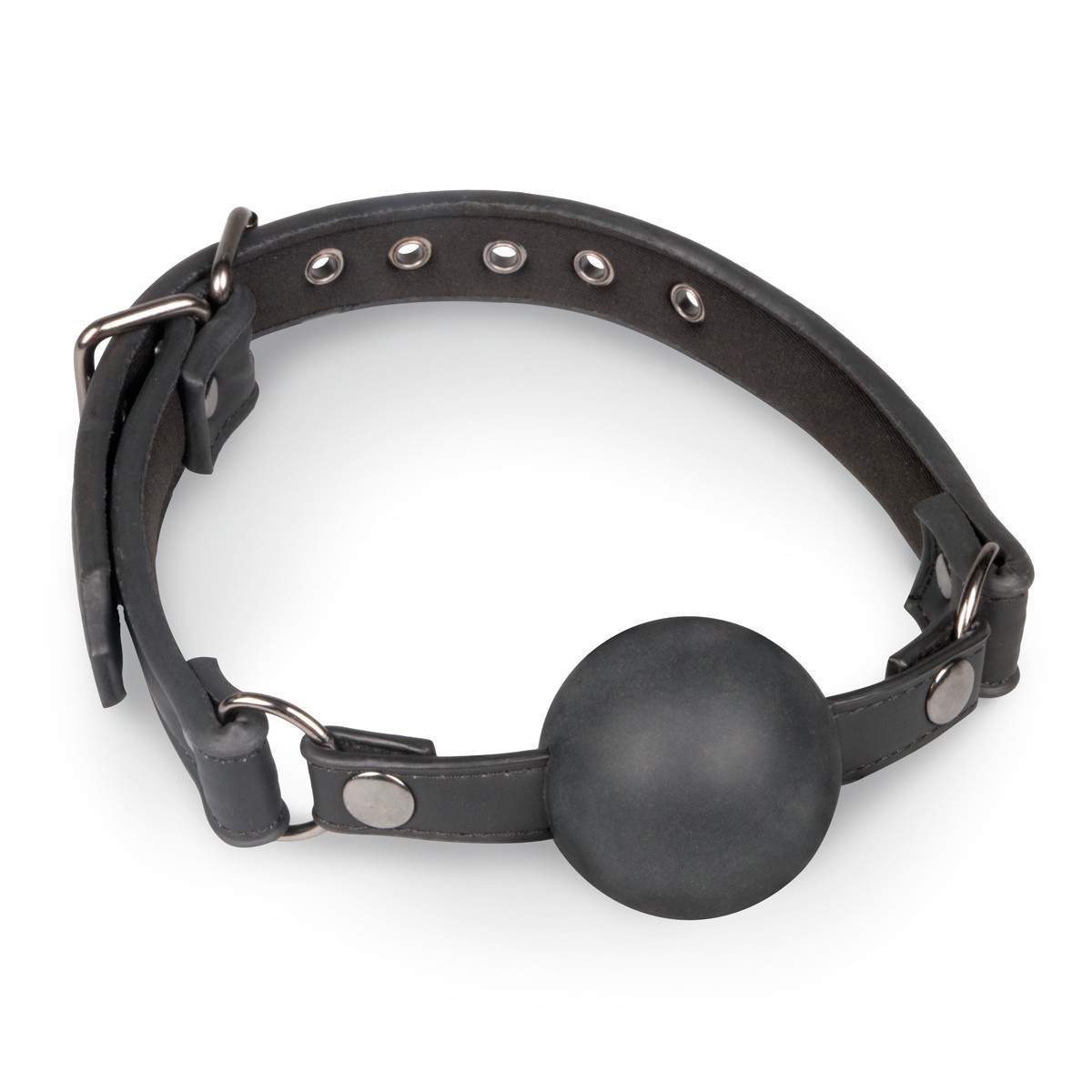 EasyToys Ball Gag with Large Silicone Ball, roubík s velkým silikonovým míčkem