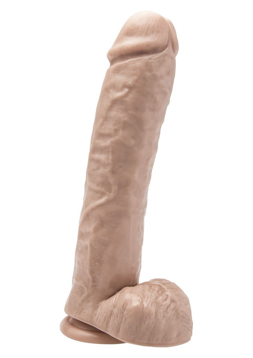 Realistické dildo ToyJoy Get Real 11 Inch tělové, velké dildo s přísavkou a varlaty 28,5 x 6,2 cm