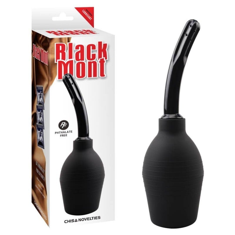 Chisa Novelties Black Mont Booty Cleanse, análna sprcha s balónikom