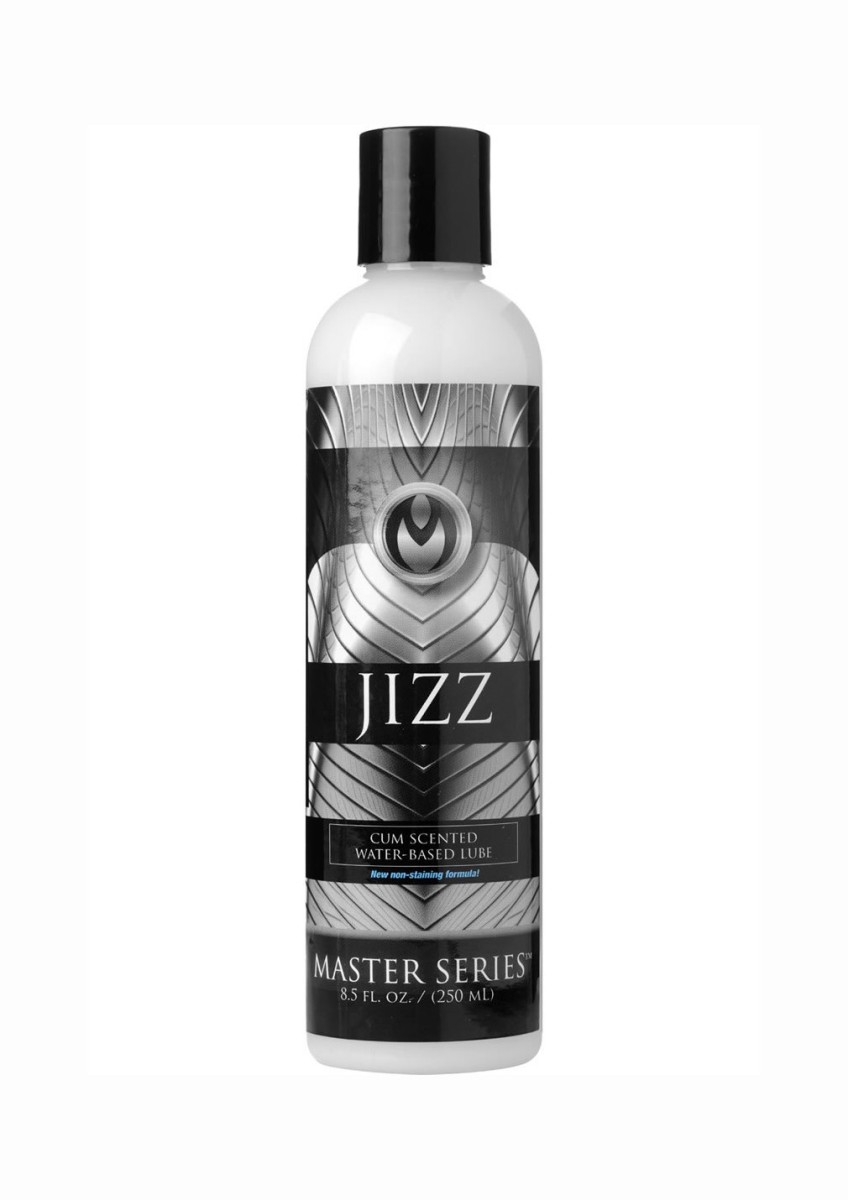 Master Series Jizz Cum Scented Lube 250 ml, lubrikant na vodní bázi s vůní a konzistencí spermatu