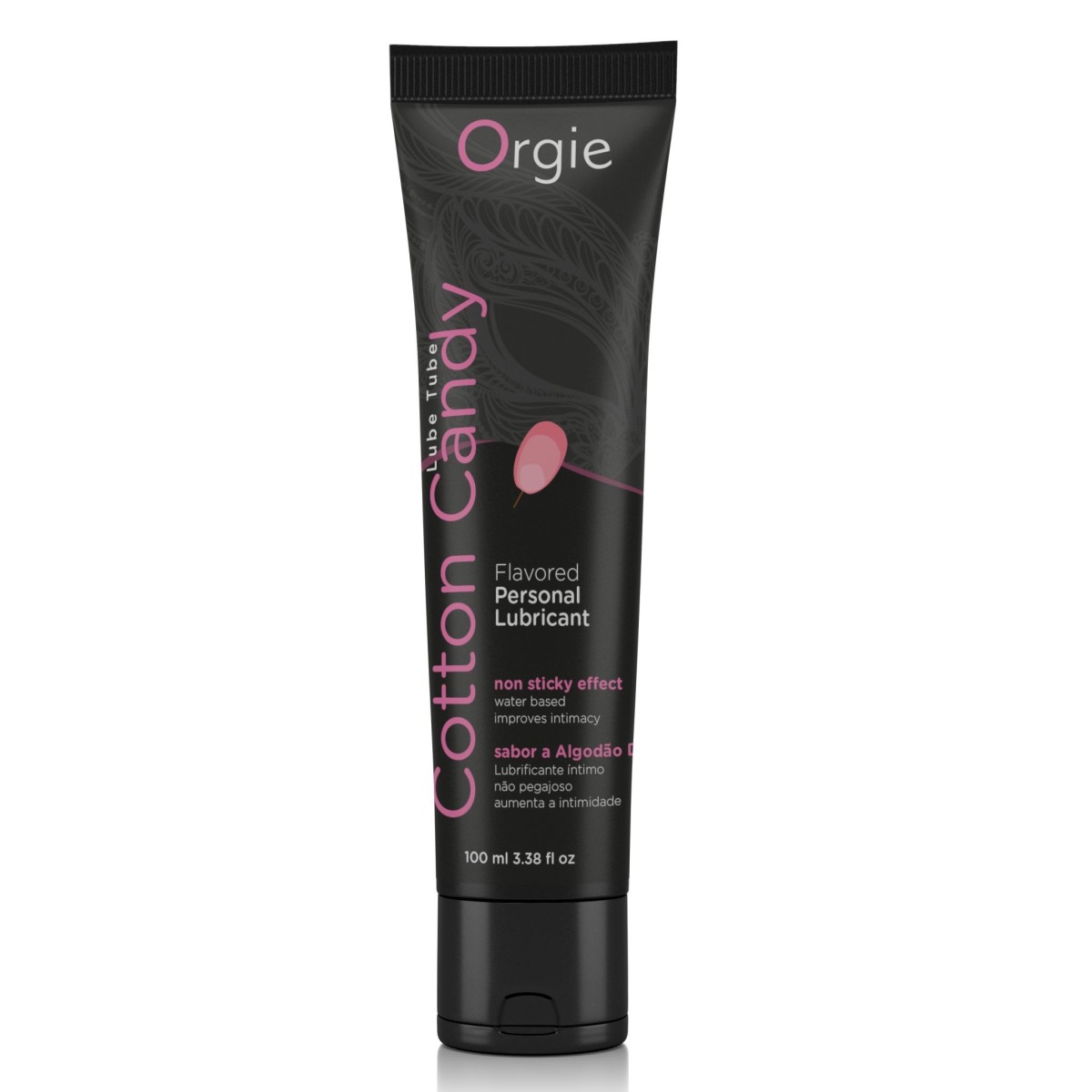 Orgie Lube Tube Cotton Candy 100 ml, intimní gel na vodní bázi s příchutí cukrové vaty