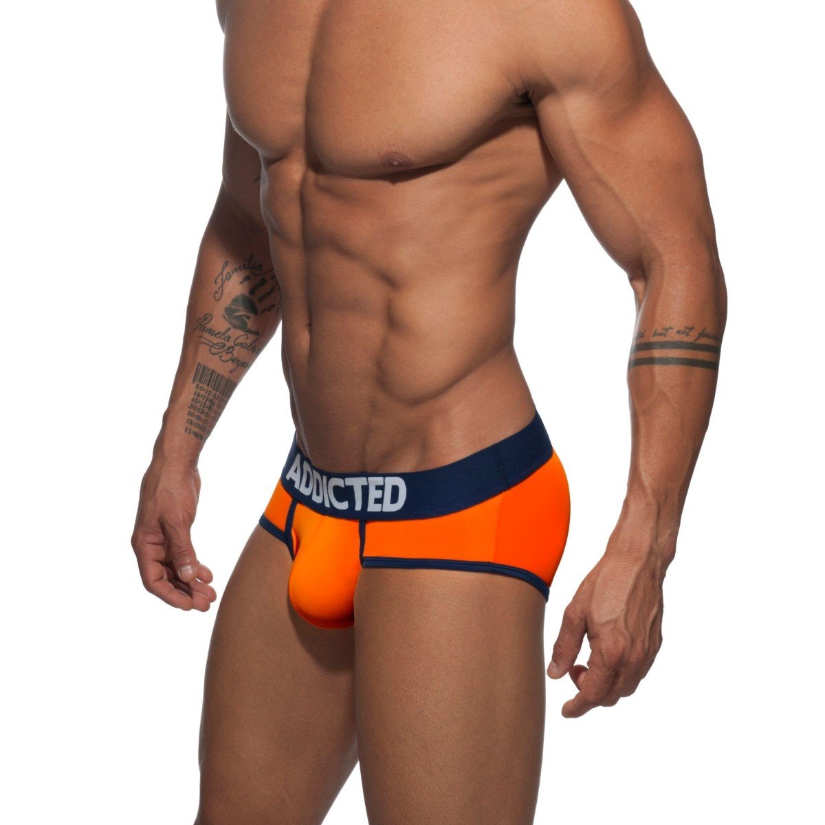 Slipy/plavky Addicted AD540 Swimderwear Brief oranžové S, pánské slipy a plavky 2 v 1