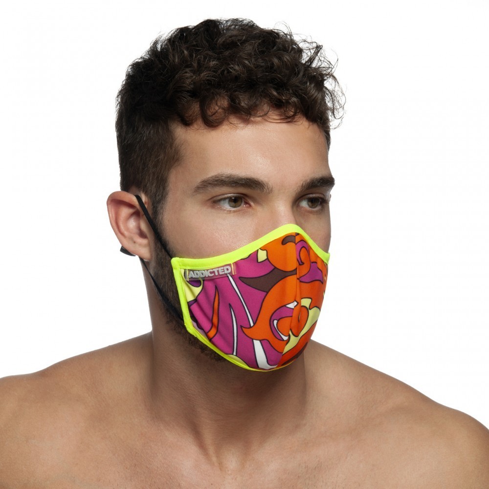 Rouška Addicted AC093 Flames Mask