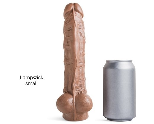 Mr. Hankey’s Toys Lampwick Dildo Small, prémiové silikonové dildo s Vac-U-Lock 24 x 4,3–5 cm