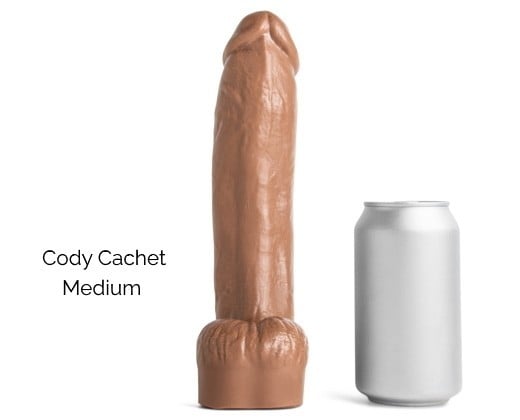 Mr. Hankey’s Toys Cody Cachet Medium, prémiové silikonové dildo s Vac-U-Lock 25 x 5,5 cm