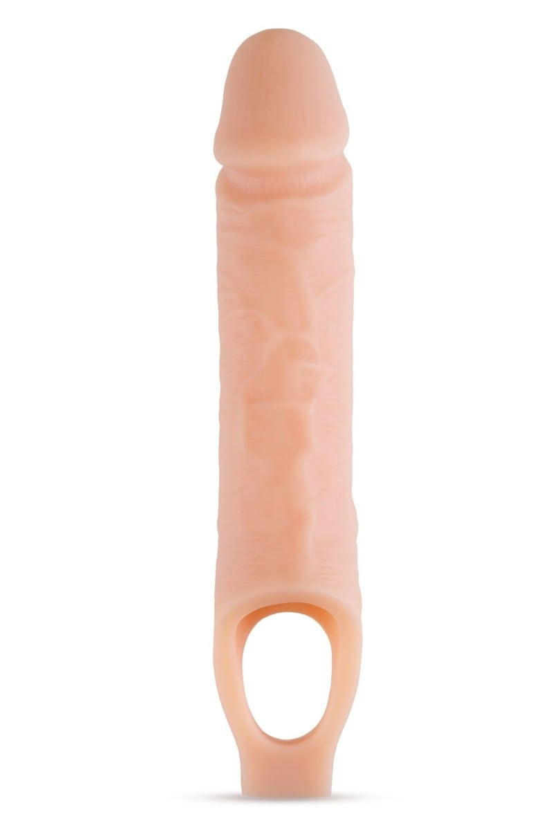 Blush Performance 10 Inch Cock Sheath Extender, realistický návlek pre zväčšenie penisu 25 x 4,3 cm