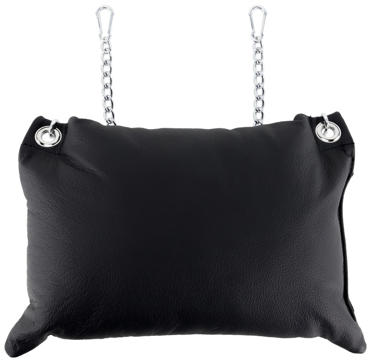 Mr Sling Black Leather Cushion 20 x 25 cm + Chains 20 cm, vankúš pre sling 20 x 30 cm