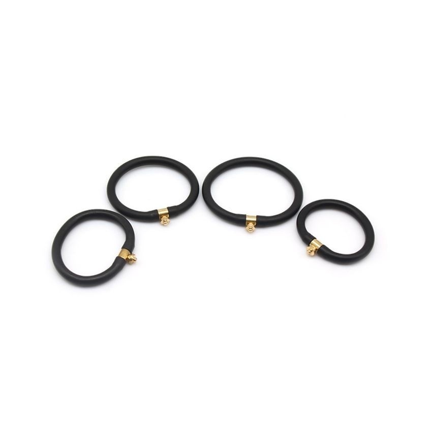 Slave4master Adjustable E-Stim Cock Ring Set