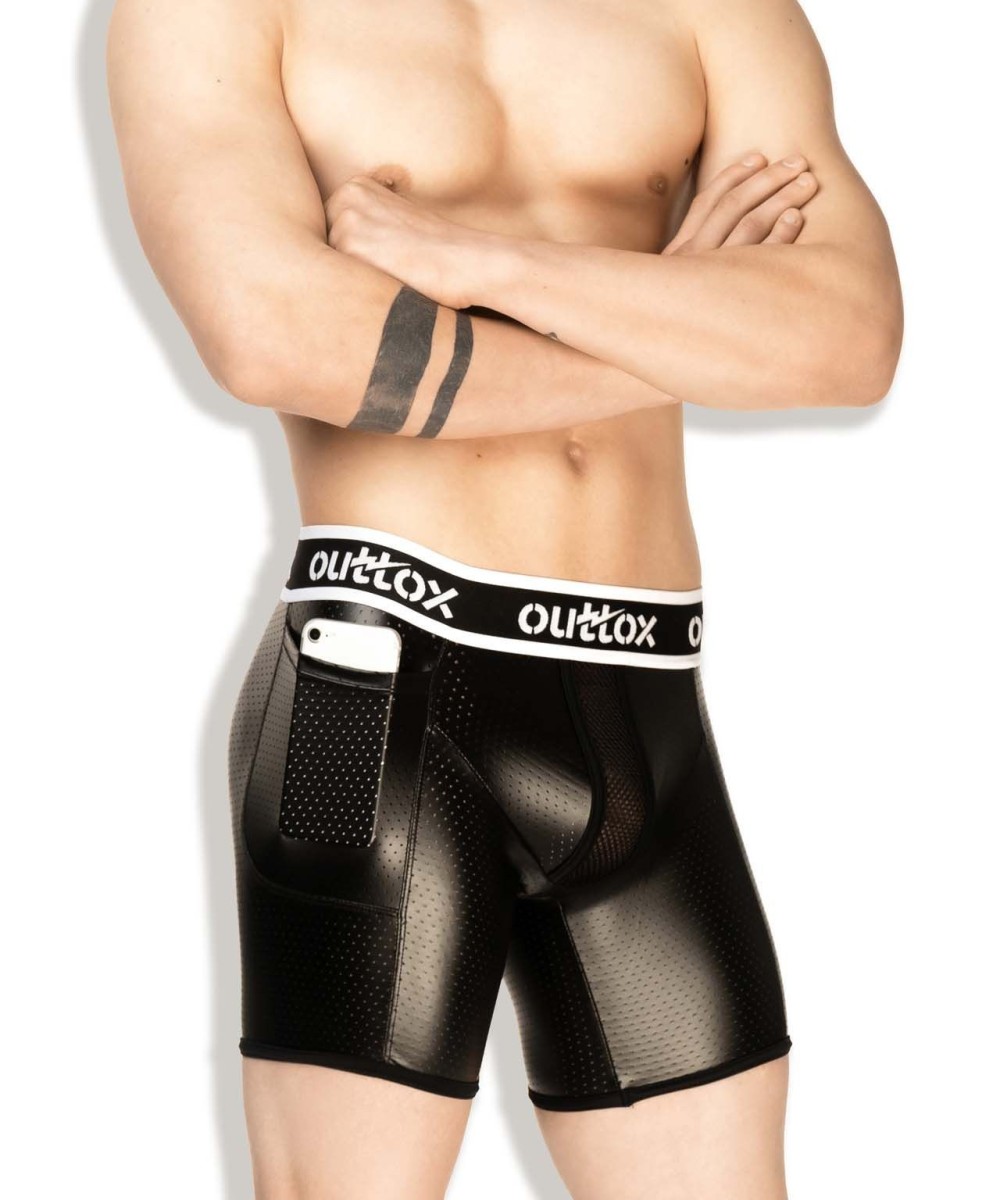 Kraťasy Outtox SH141-90 Zippered-Rear Cycling Shorts černé