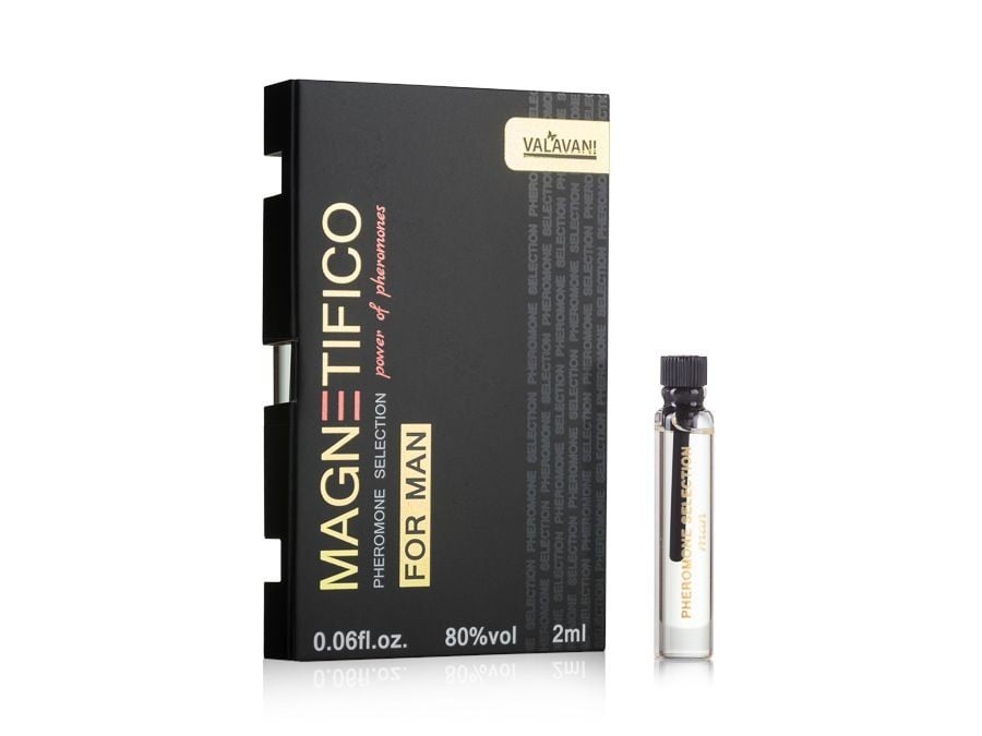 Valavani Magnetifico Pheromone Selection for Man 2 ml, kořeněno-dřevitý pánský parfém pro zvýšení sexuální přitažlivosti