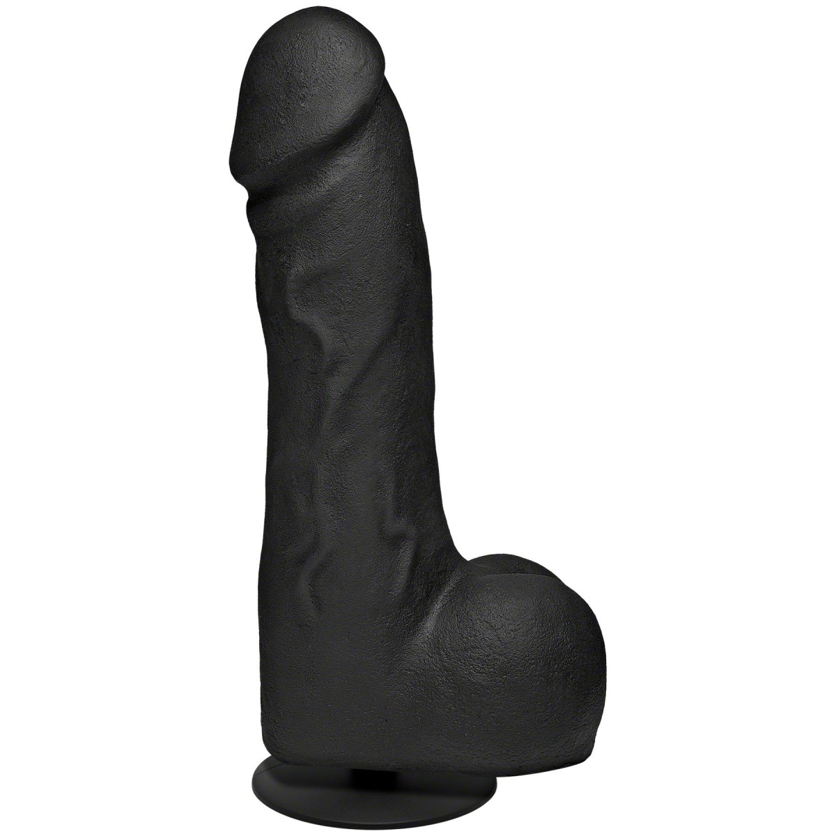 Doc Johnson Kink The Really Big Dick with XL Removable Vac-U-Lock Suction Cup, černé dildo s XL Vac-U-Lock přísavkou 30,8 x 7,8 cm