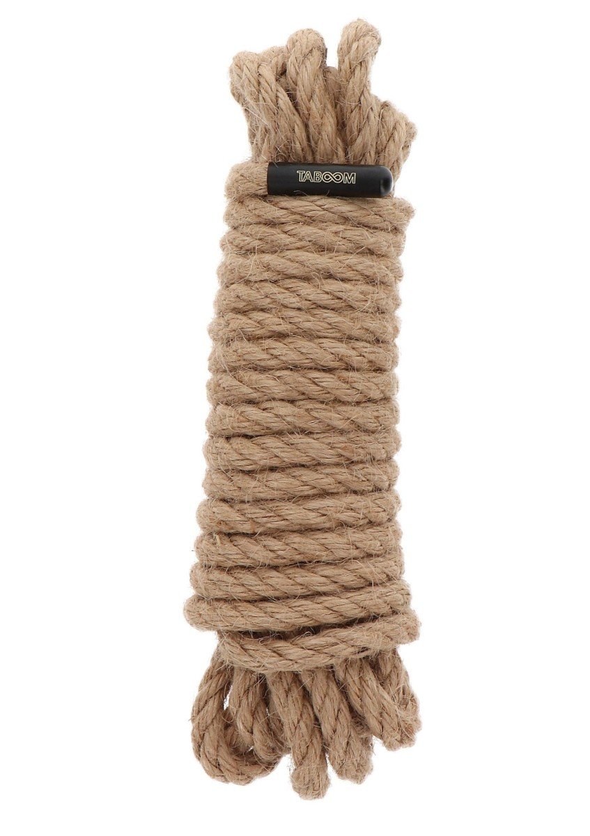 Taboom Hemp Rope 5 Meter 7 mm, bondage provaz z přírodního konopí