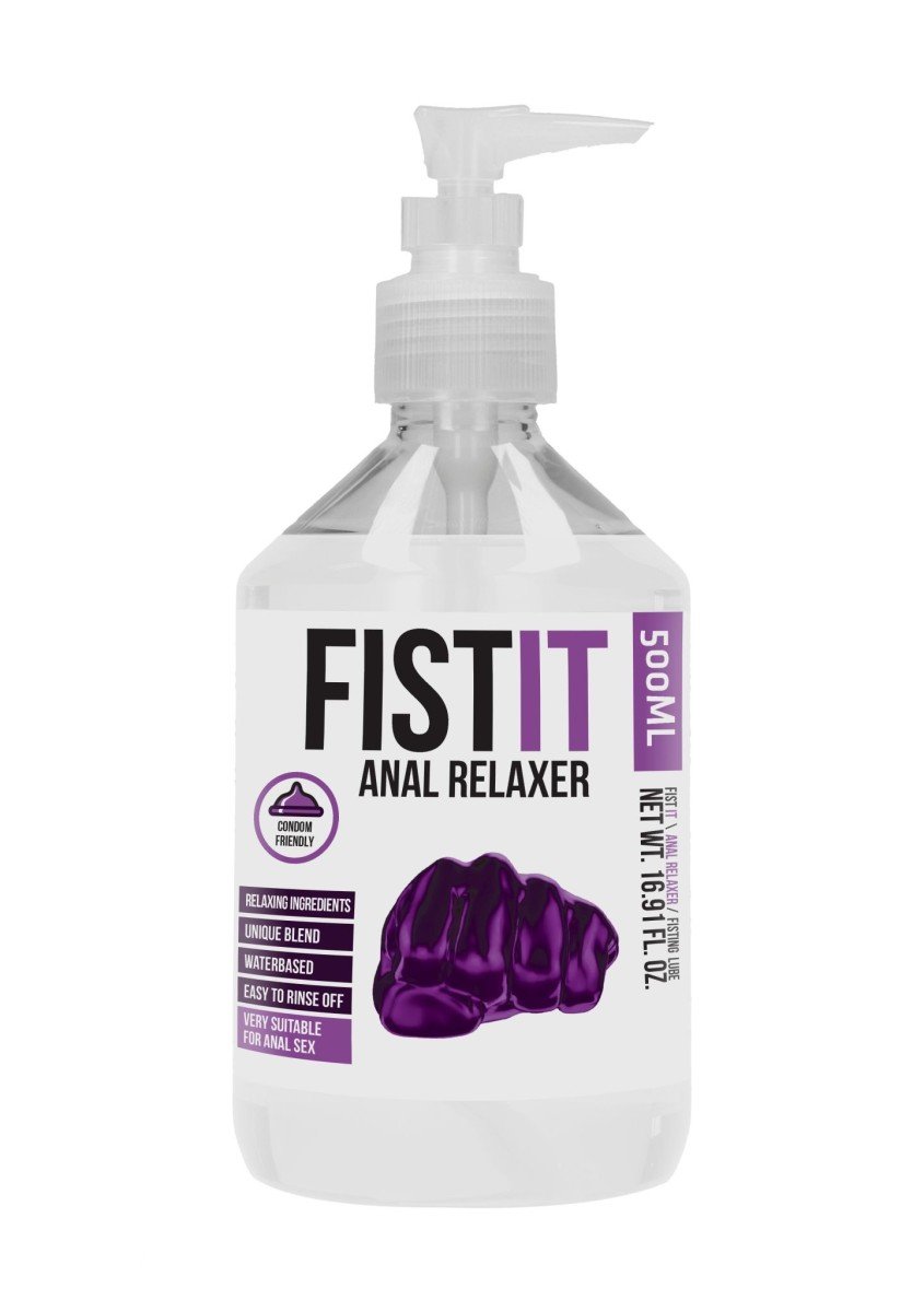 Shots Fist-It Anal Relaxer Lube 500 ml Pump, lubrikant na vodnej báze pre fisting