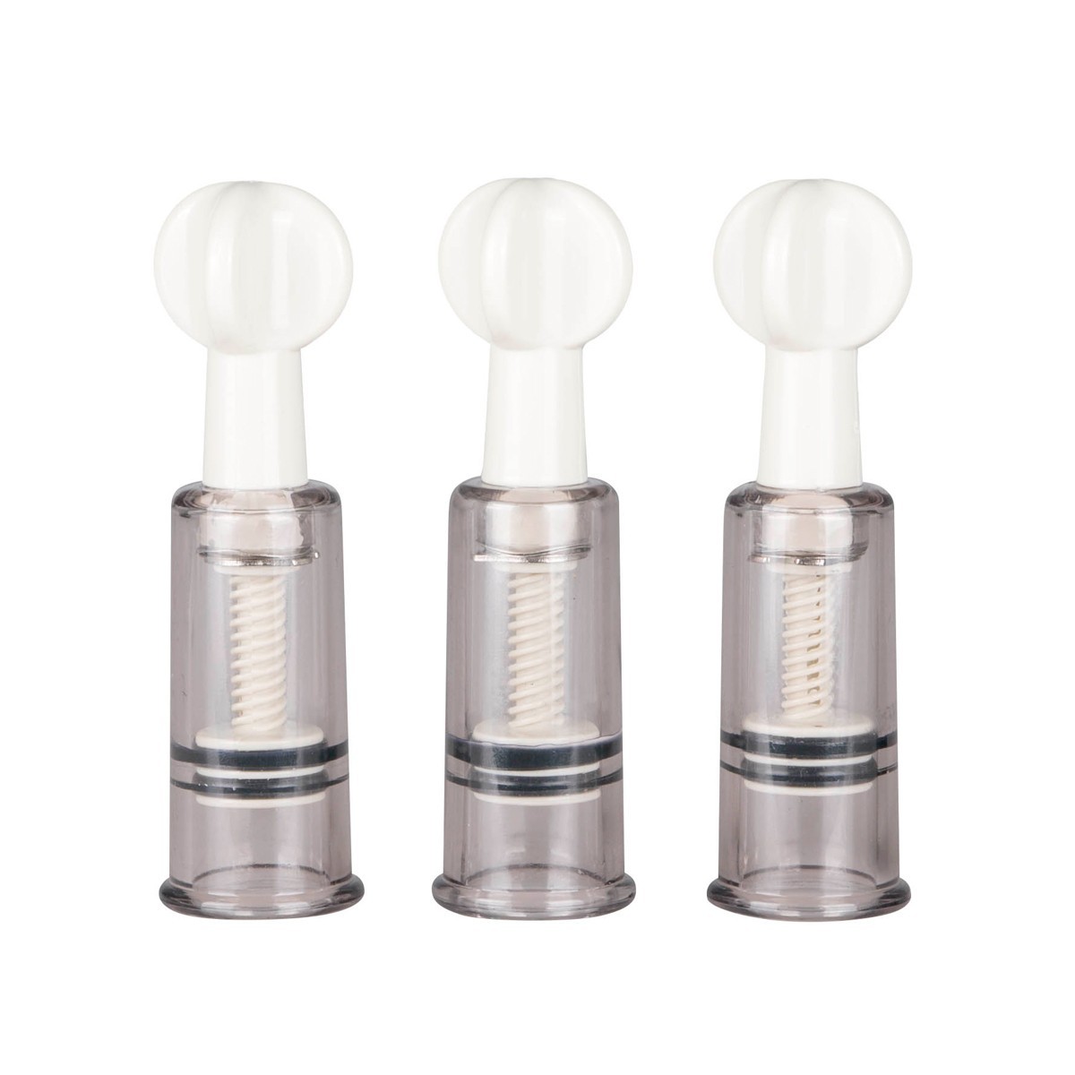 EasyToys Fetish Nipple & Clit Suckers 3 pcs, sada 3 ks přísavek