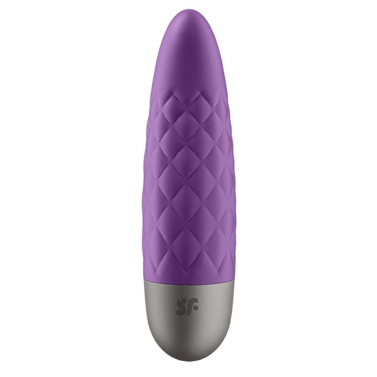 Mini vibrátor Satisfyer Ultra Power Bullet 5 fialový, silikonový vibrátor 9,5 x 2,5 cm