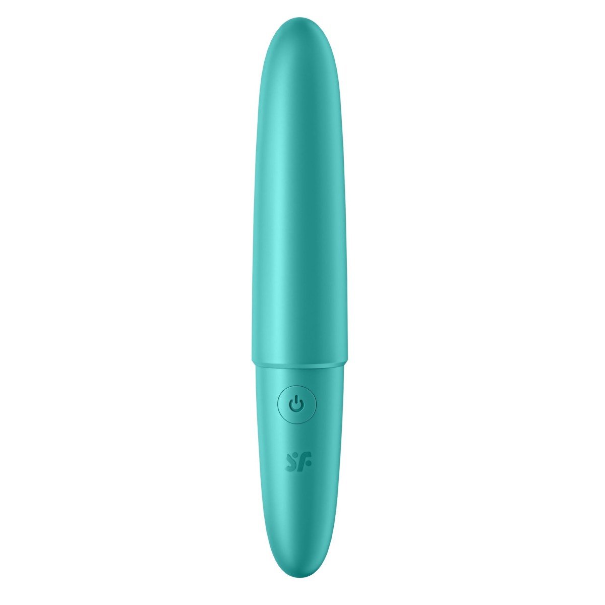 Mini vibrátor Satisfyer Ultra Power Bullet 6 tyrkysový, silikonový vibrátor 12,7 x 2,1 cm