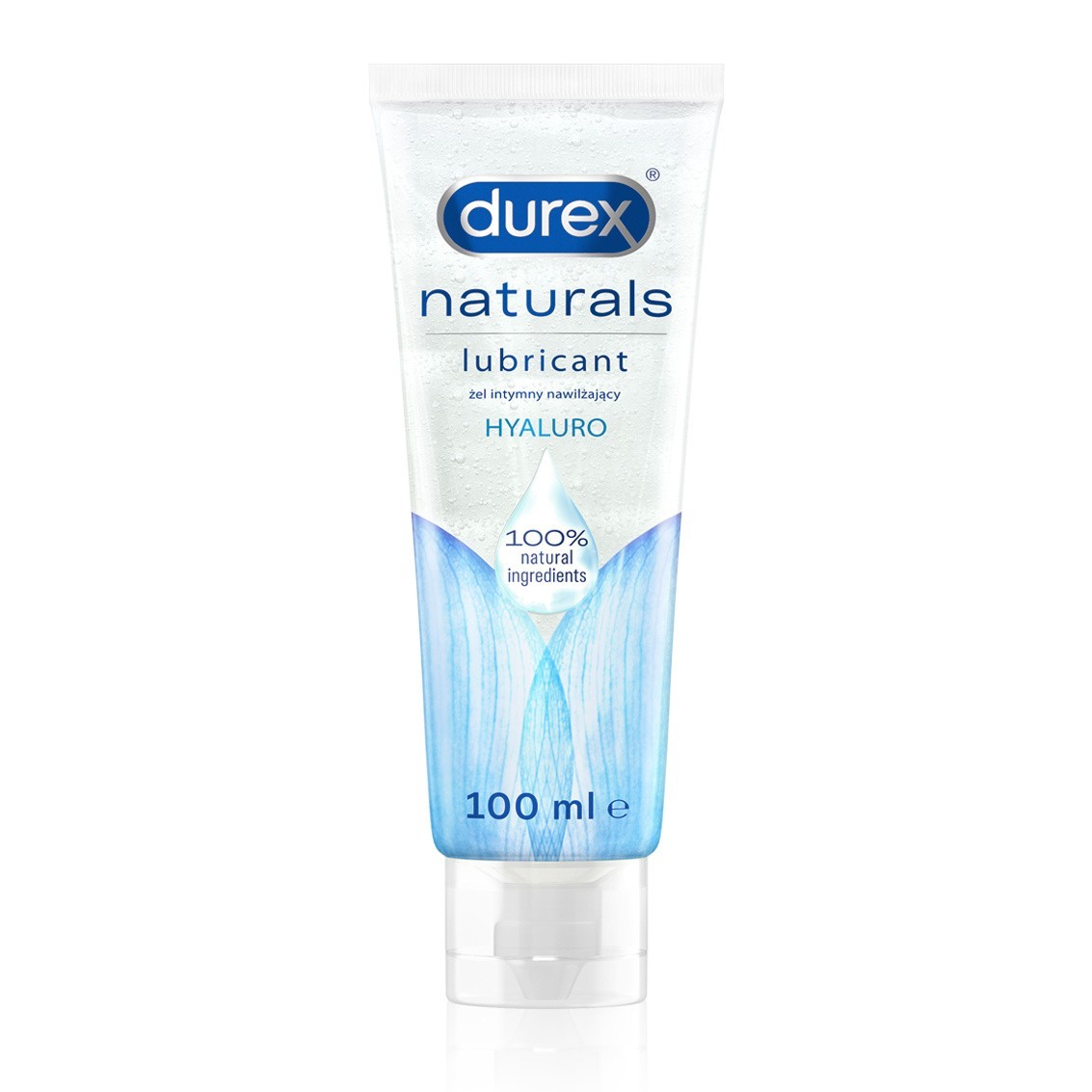 Lubrikační gel Durex Naturals Hyaluro 100 ml