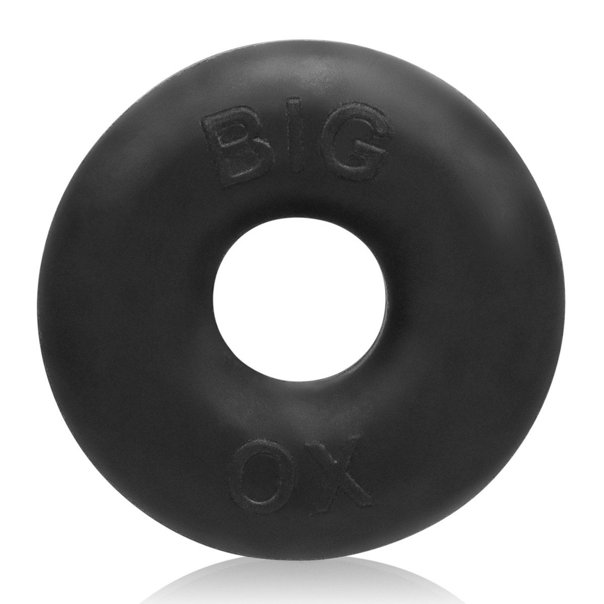 Veľký erekčný krúžok Oxballs Big Ox čierny, silný masívny erekčný krúžok / naťahovač semenníkov
