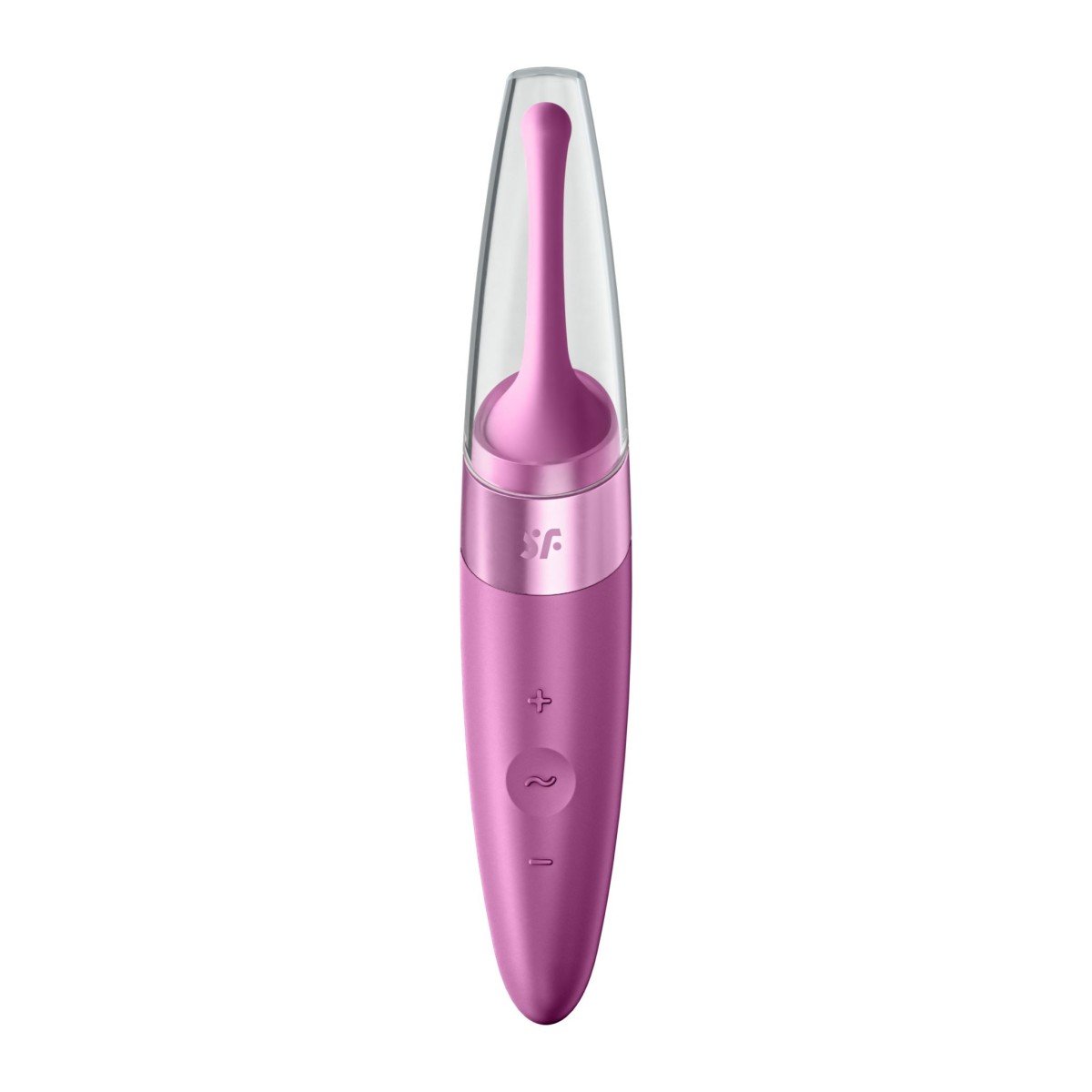 Vibrátor Satisfyer Twirling Delight Berry, silikonový bodový stimulátor