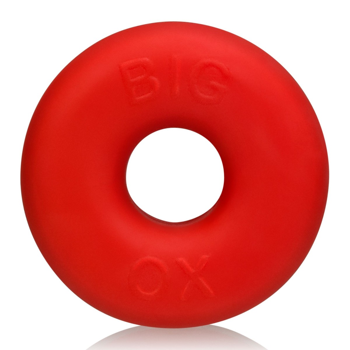 Veľký erekčný krúžok Oxballs Big Ox červený